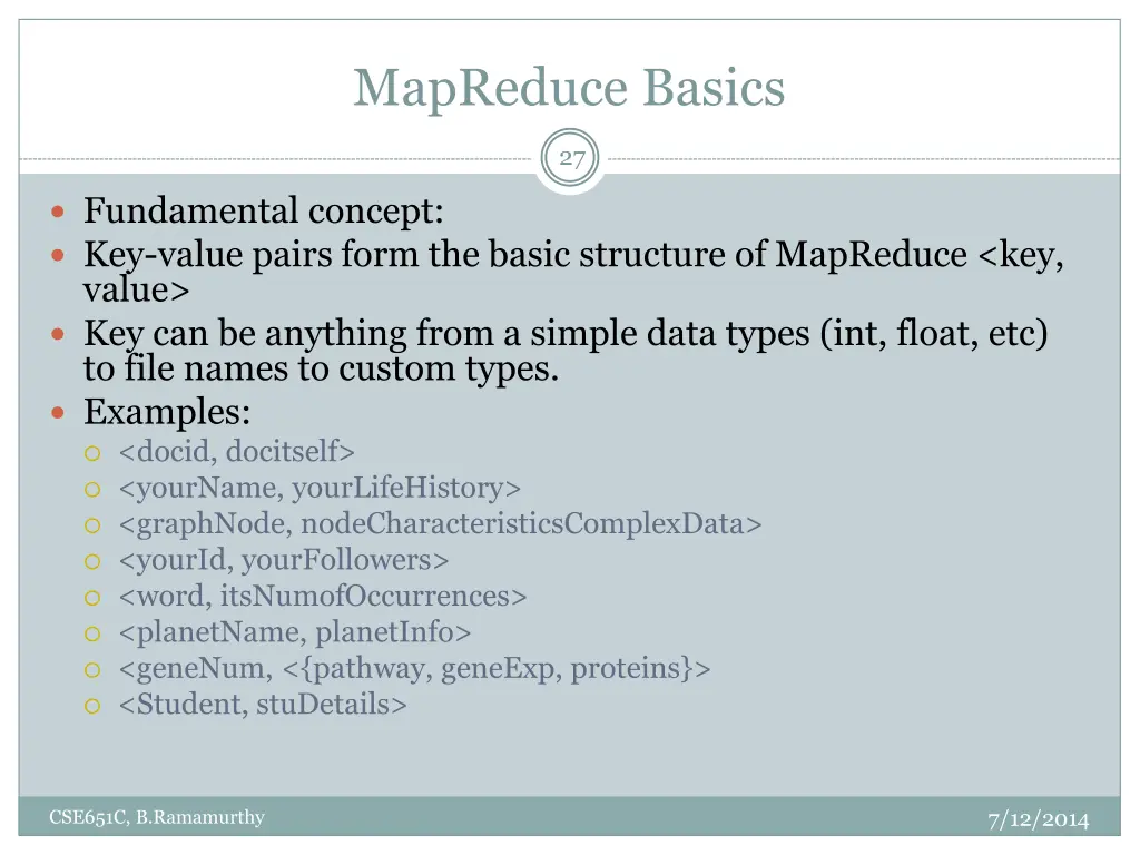 mapreduce basics