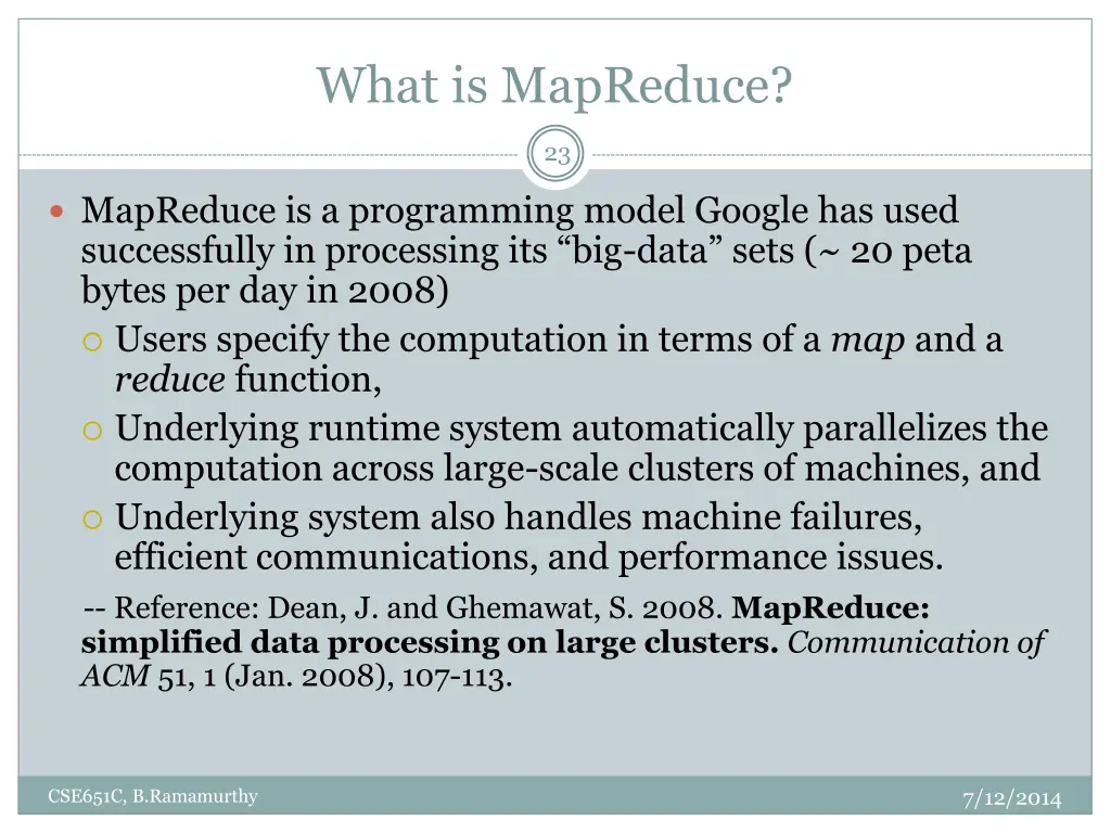 what is mapreduce
