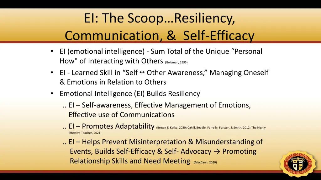 ei the scoop resiliency communication self