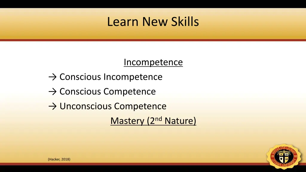learn new skills