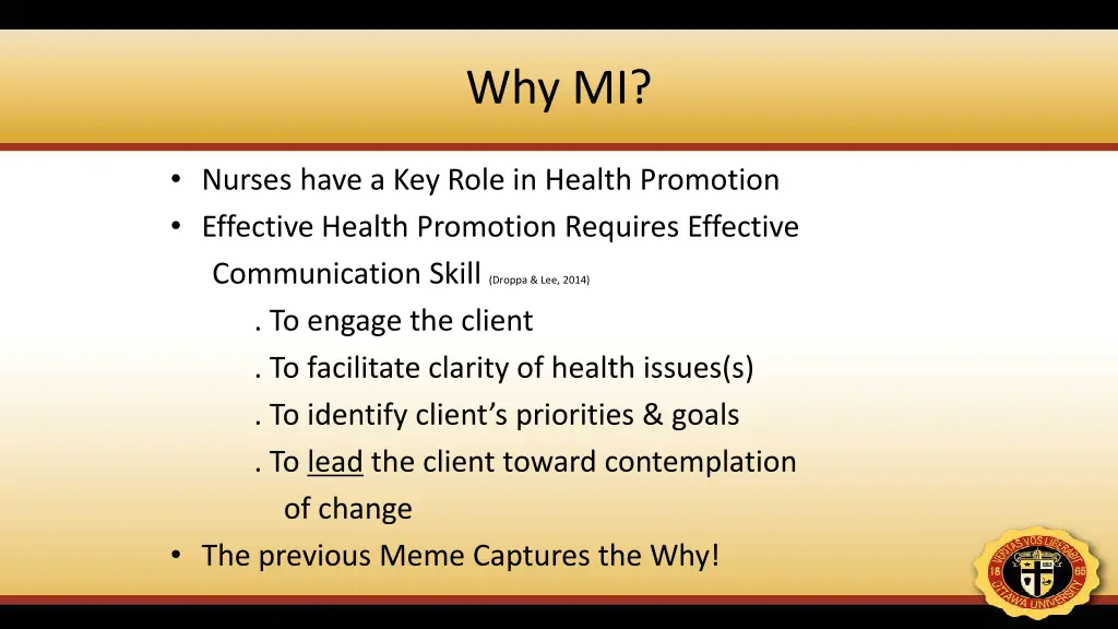 why mi 1