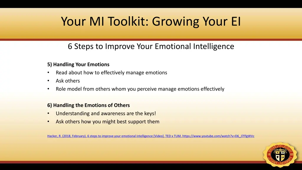 your mi toolkit growing your ei 2