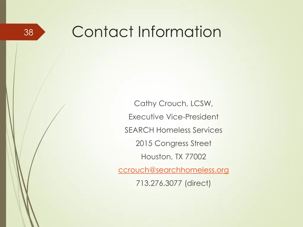 contact information