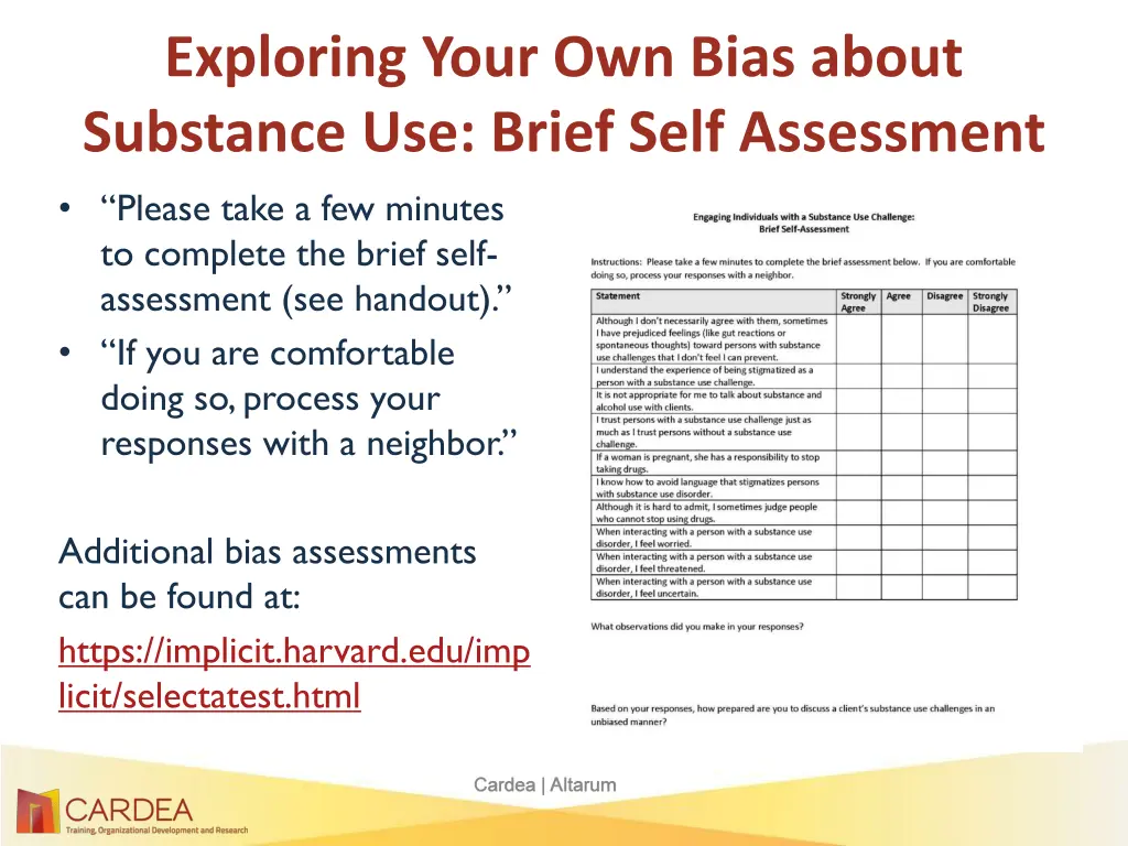 exploring your own bias about substance use brief