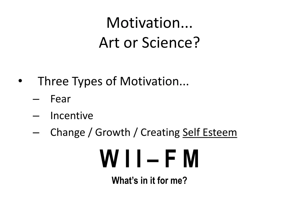 motivation art or science 3