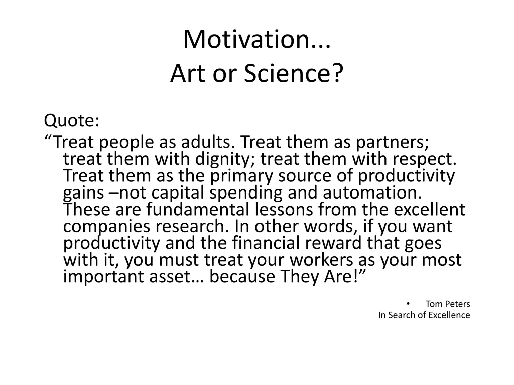 motivation art or science 7