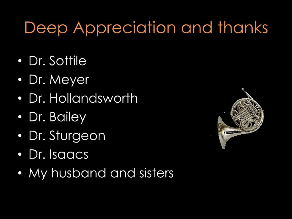 deep appreciation and thanks