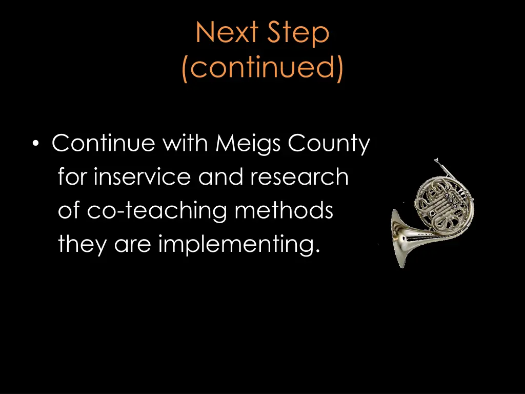 next step continued