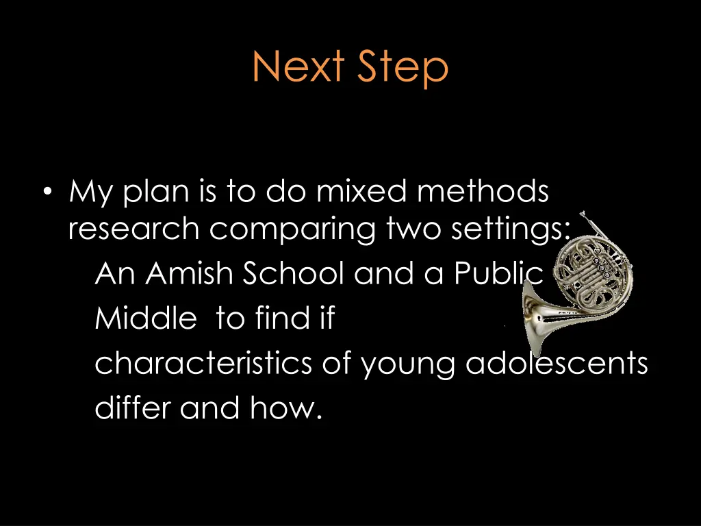 next step