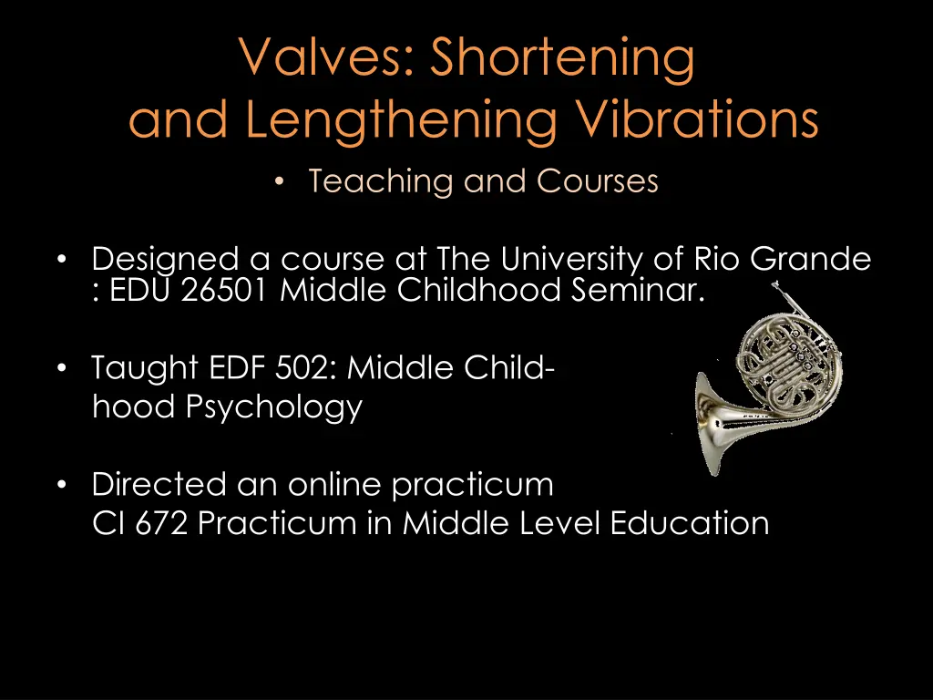 valves shortening and lengthening vibrations 1