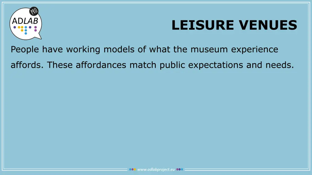 leisure venues
