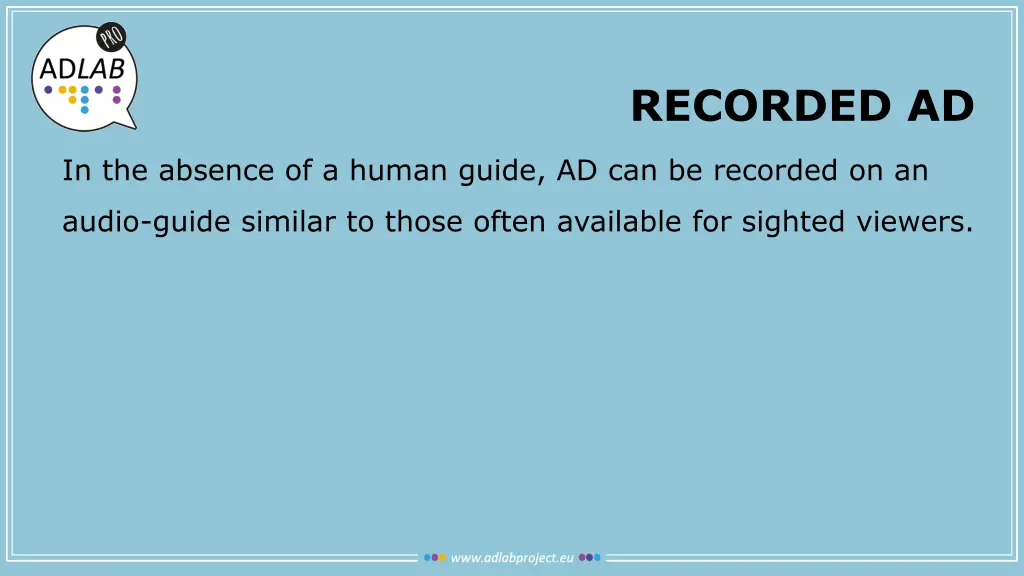 recorded ad
