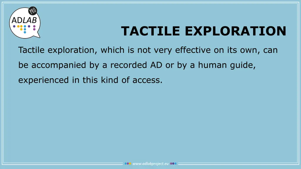 tactile exploration 1