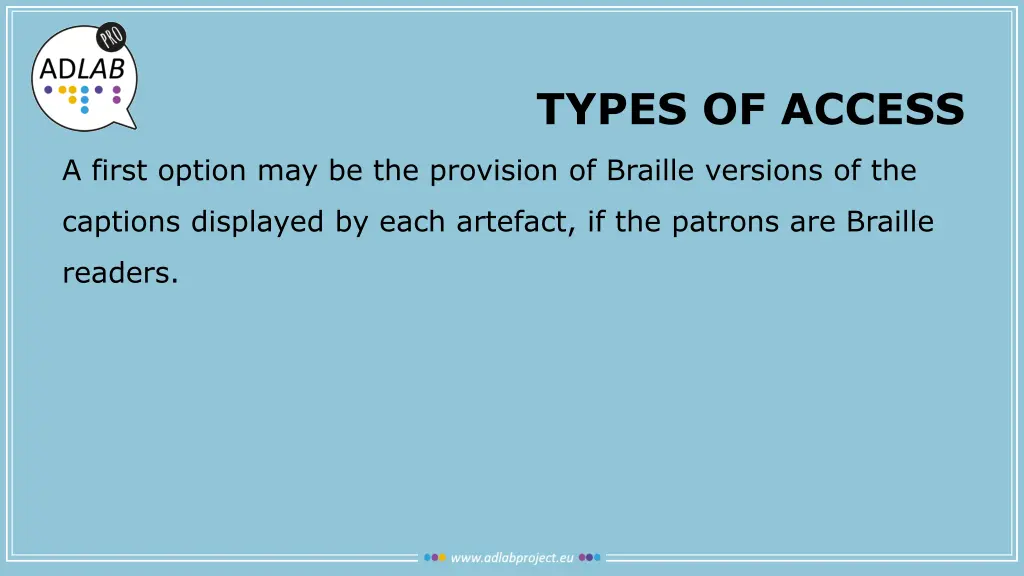types of access