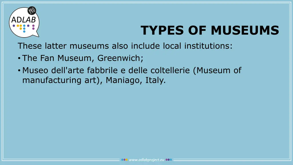 types of museums 2