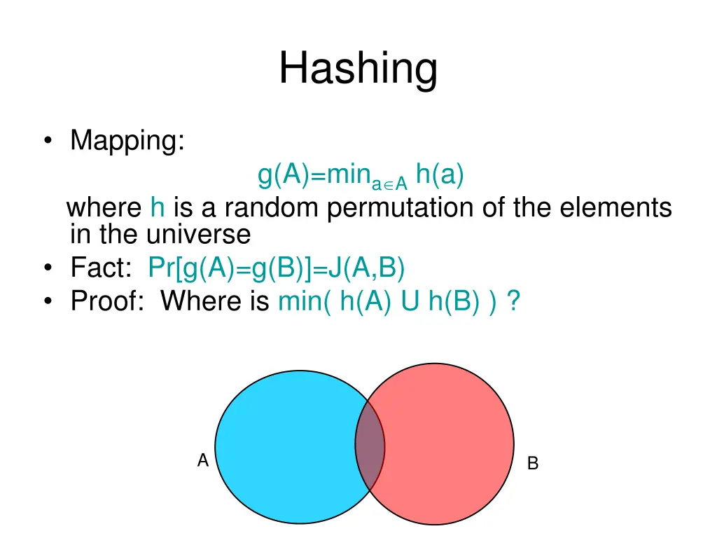 hashing