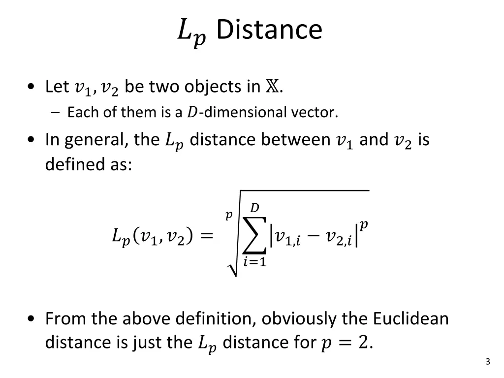distance