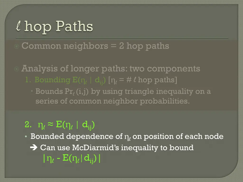 common neighbors 2 hop paths