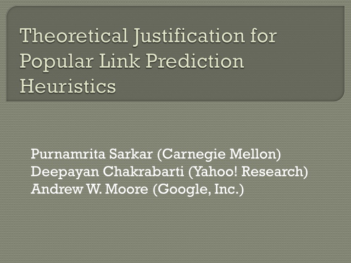 purnamrita sarkar carnegie mellon deepayan