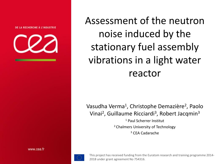 assessment of the neutron noise induced
