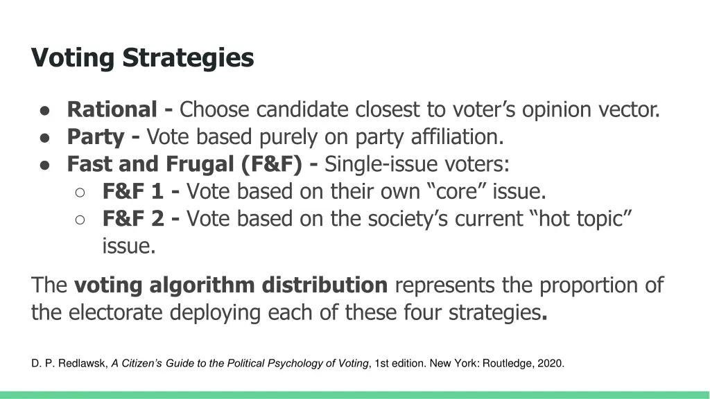 voting strategies
