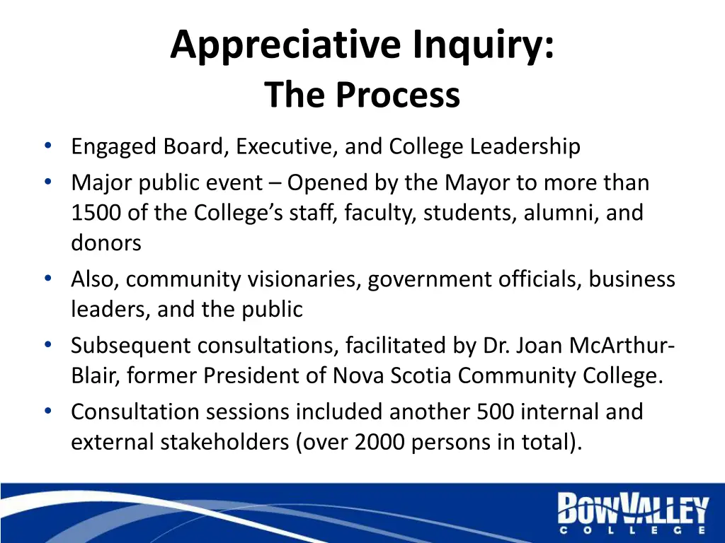 appreciative inquiry the process