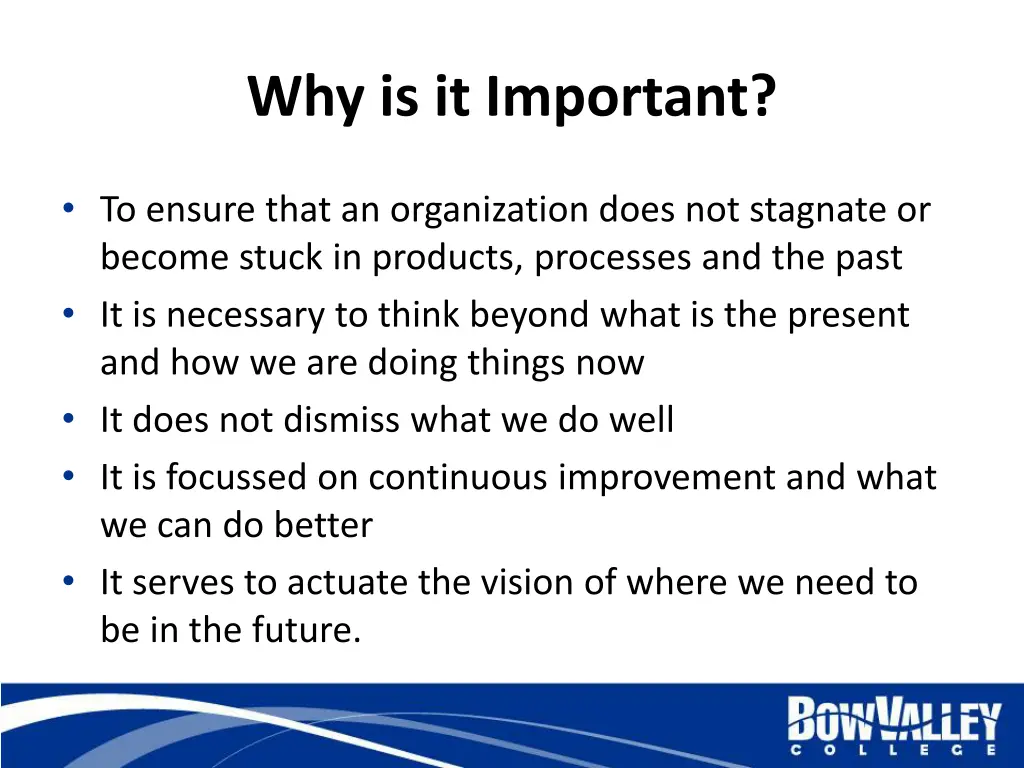why is it important