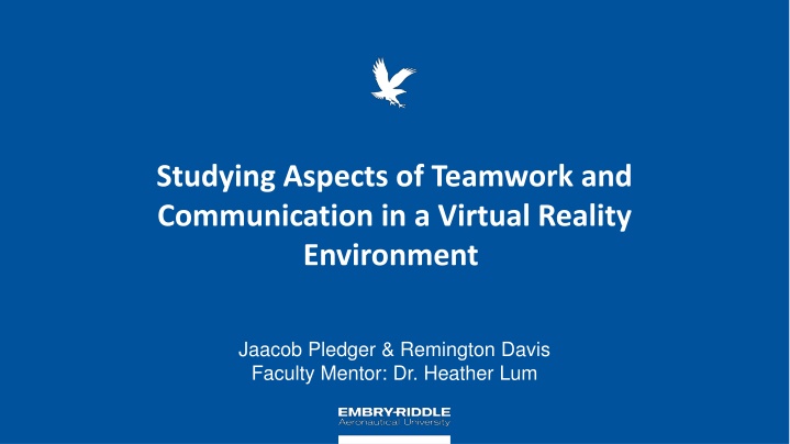 studying aspects of teamwork and communication
