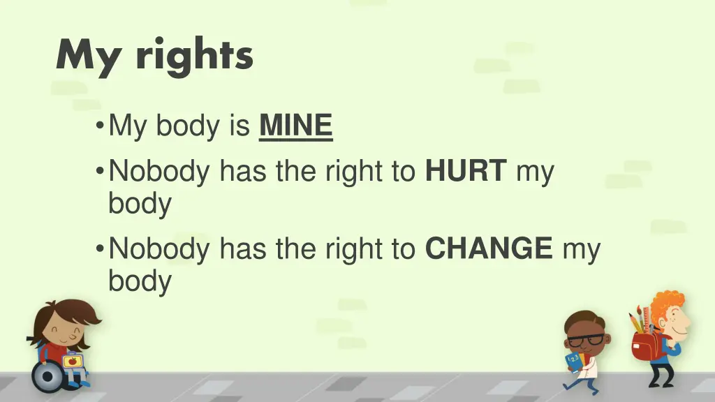 my rights