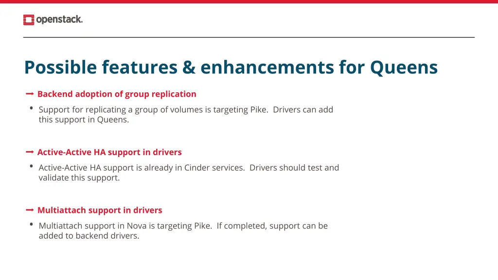 possible features enhancements for queens