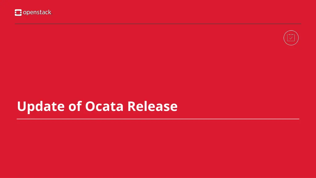 update of ocata release