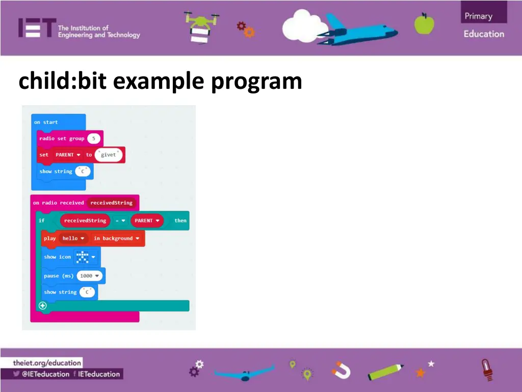 child bit example program