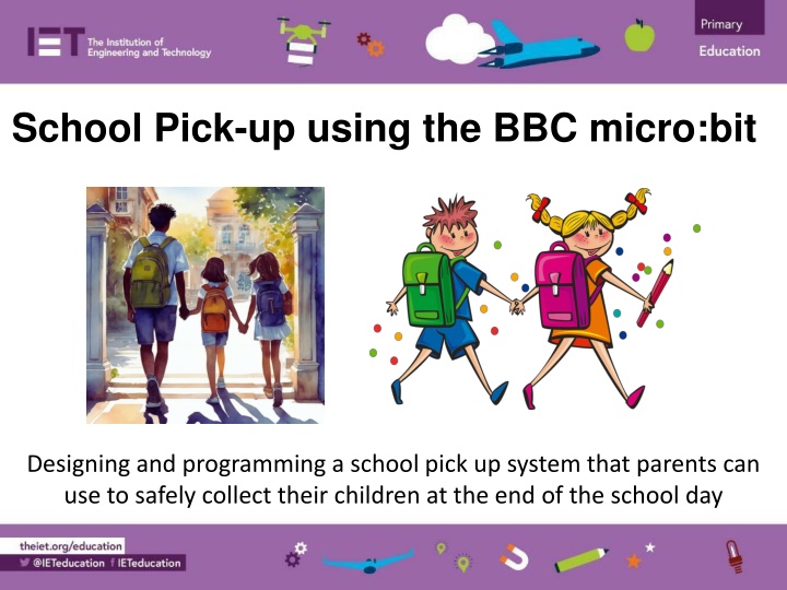 school pick up using the bbc micro bit