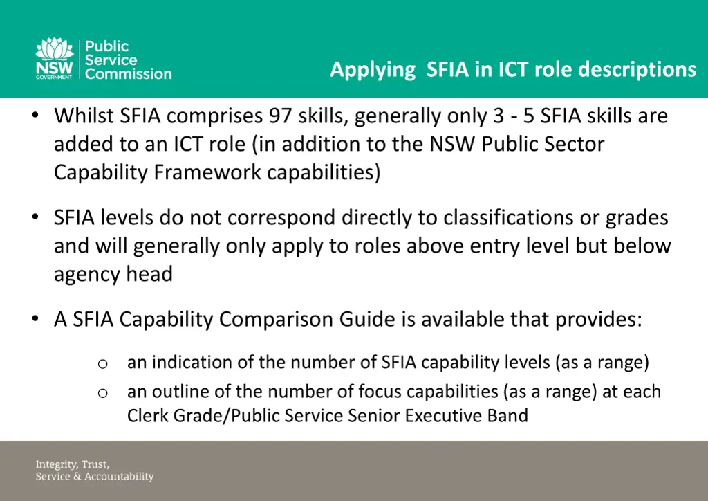 applying sfia in ict role descriptions 1