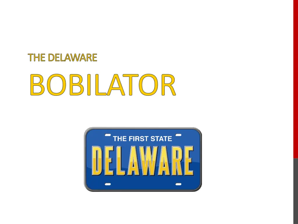 the delaware bobilator
