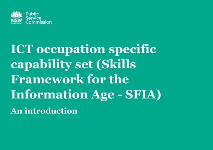 ict occupation specific capability set skills