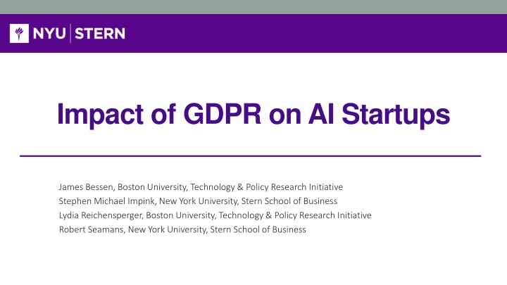 impact of gdpr on ai startups