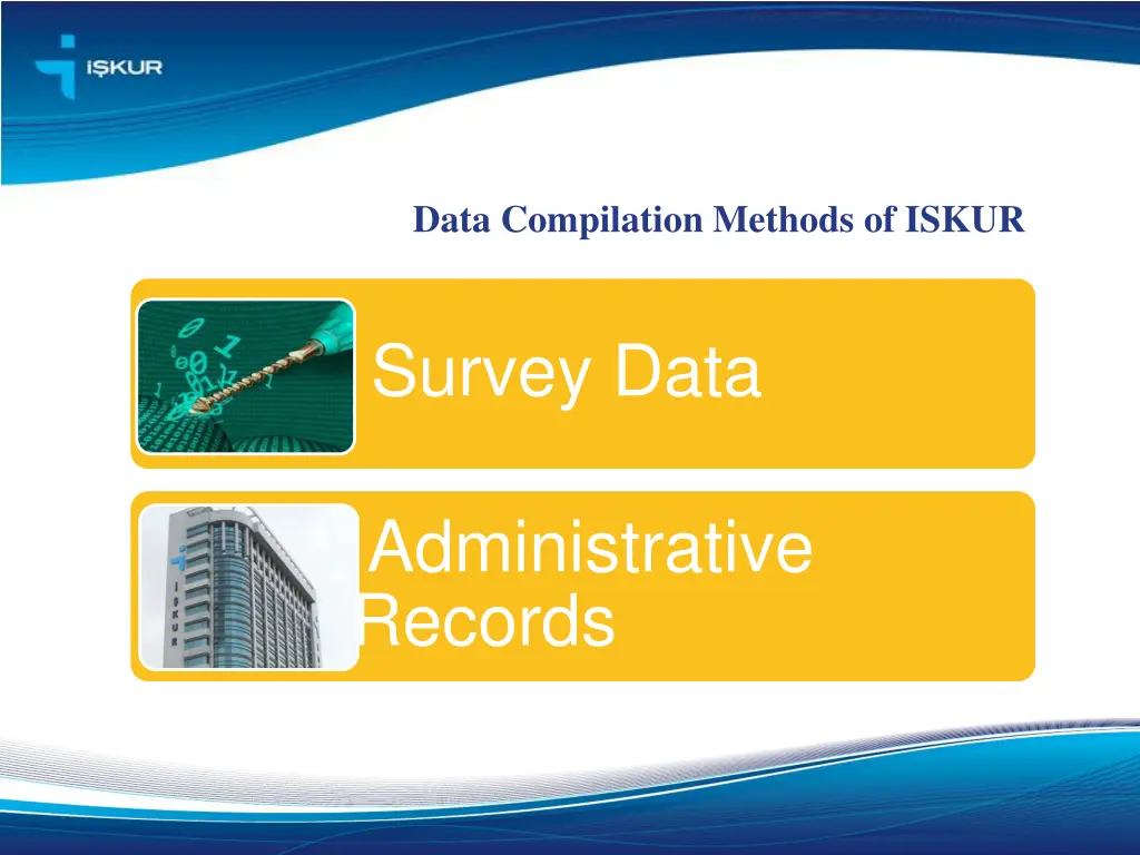 data compilation methods of iskur