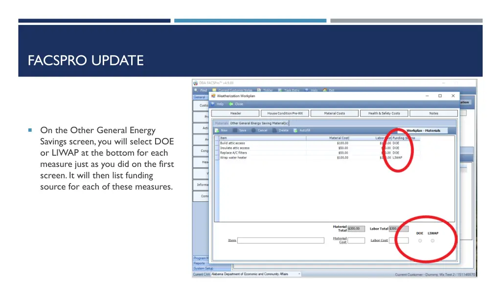 facspro update 3