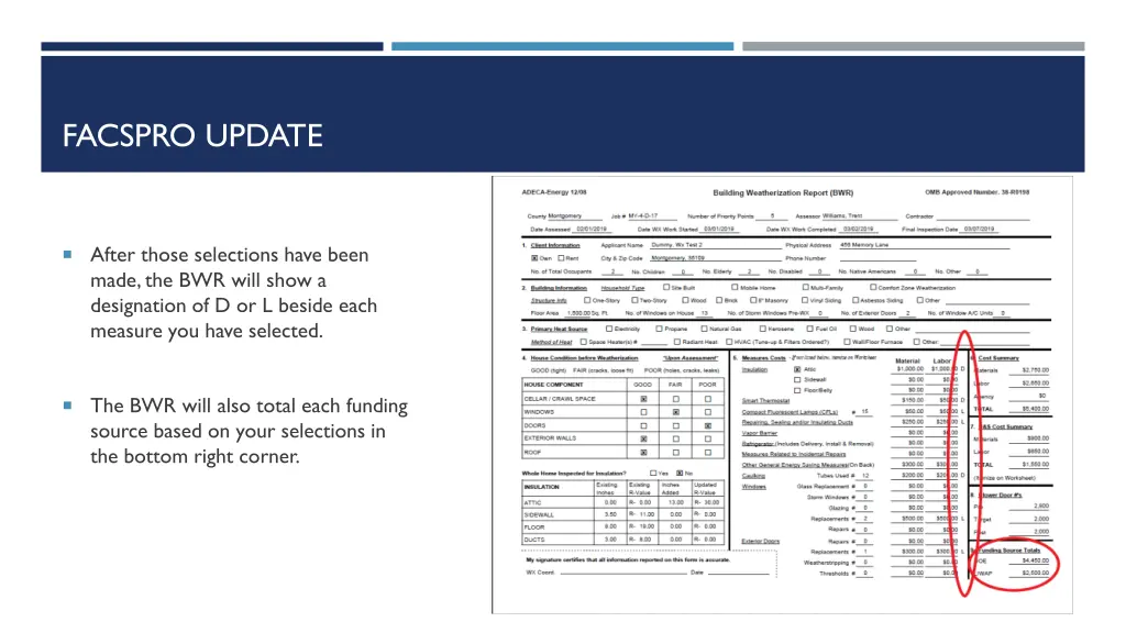 facspro update 5