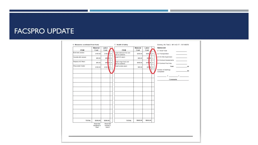facspro update 6
