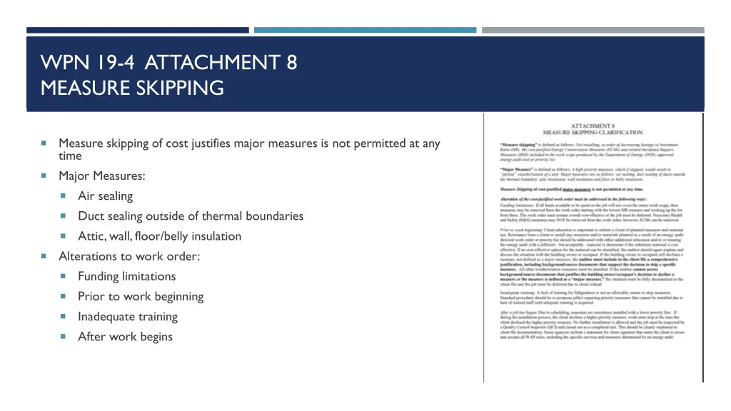 wpn 19 4 attachment 8 measure skipping