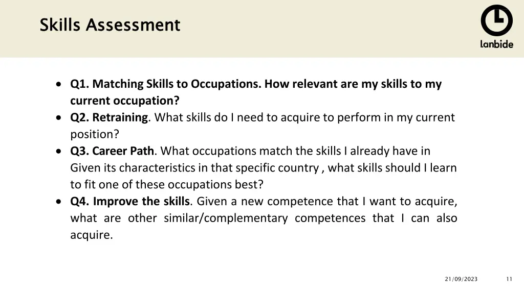skills assessment