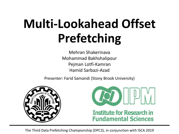 multi lookahead offset prefetching