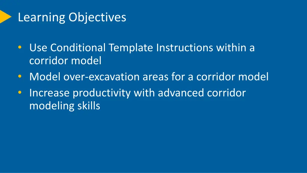 learning objectives