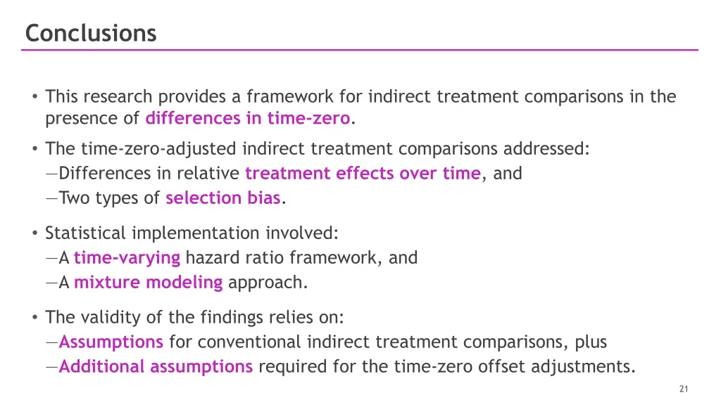 conclusions