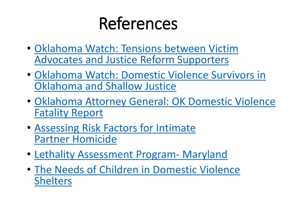 references references