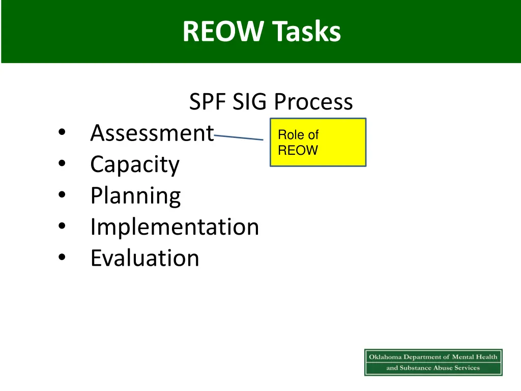reow tasks