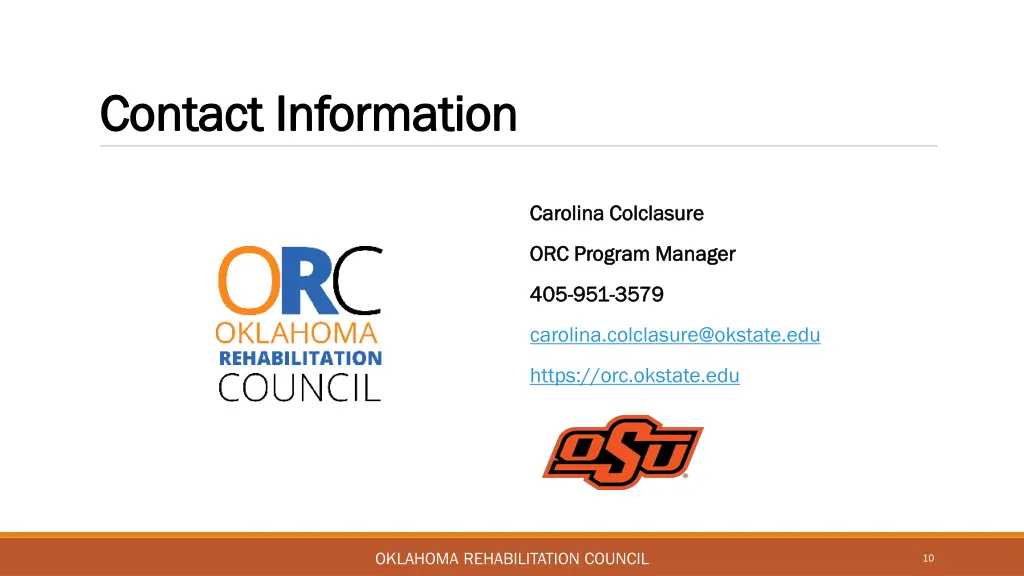 contact information contact information