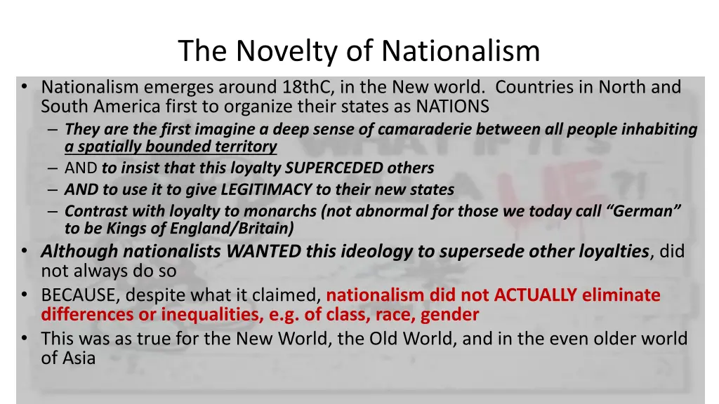 the novelty of nationalism nationalism emerges